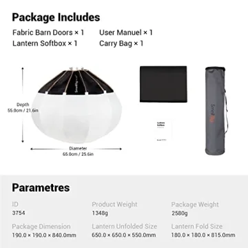 SMALLRIG Lantern Softbox for Easy Light Control