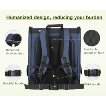 Pecute Pet Carrier Backpack for Small Dogs and Cats