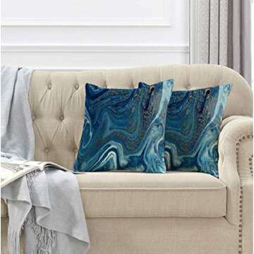 Elegant 18x18 Inches Short Plush Pillow Case for Home Decor