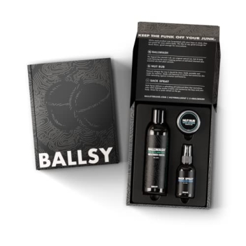 Ballsy Sack Pack Men's Fresh Kit with Ball Wash & Cologne