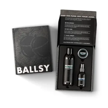Ballsy Sack Pack Men's Fresh Kit with Ball Wash & Cologne