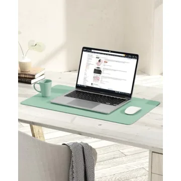 Non-Slip Leather Desk Mat - Elegant & Easy to Clean