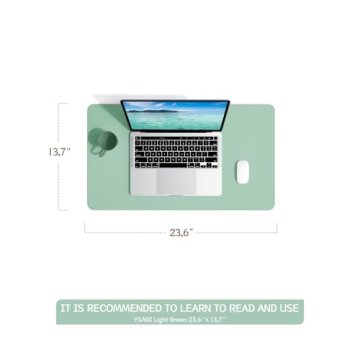 Non-Slip Leather Desk Mat - Elegant & Easy to Clean