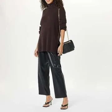 Grayson Super Soft Turtleneck Sweater - Java Chocolate