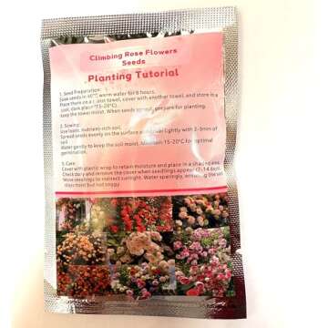 200+ Climbing Rose Seeds for Outdoor Planting Vibrant Ornamental Flowers for Family Garden Decoratio...