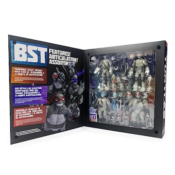 TMNT Black & White Action Figures For Collectors and Kids