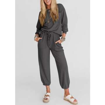 KIRUNDO Women's Lounge Sets - Travel Ready Comfort