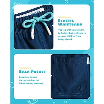 maamgic Boys Swim Trunks Quick Dry Compression Liner