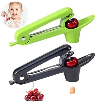 2 Packs Cherry Pitter Tools: Stainless Steel Cherry Seed Remover for Easy Pitting