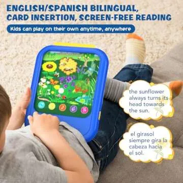 Kids Learning Tablet Educational Learning Pad for Toddlers 2-5 to Learn Alphabets, Numbers, Foods, Time, Music, Vehicles,Jurassic Park, Tablet Toy for Toddlers Ages 2 3 4 5 6 Years Old