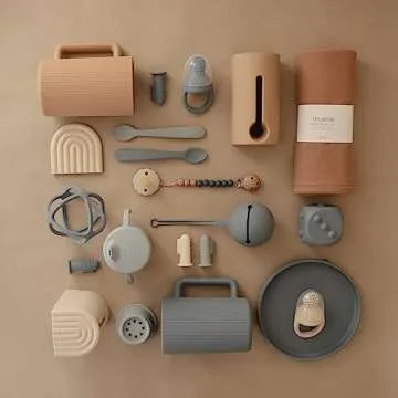 Mushie Silicone Baby Bath Rinse Cup for Easy Washing