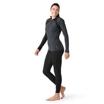 Smartwool Women's Plus Size Classic Thermal Merino Wool Base Layer Crew (Slim Fit)