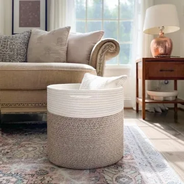 Goodpick Cotton Rope Basket for Stylish Home Organization