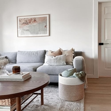 Goodpick Cotton Rope Basket for Stylish Home Organization