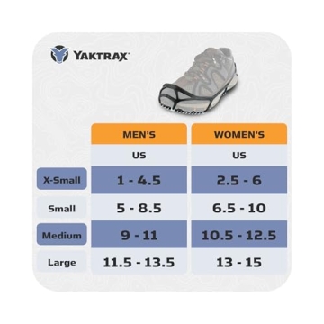 Yaktrax Walk Traction Cleats - Snow & Ice Safety