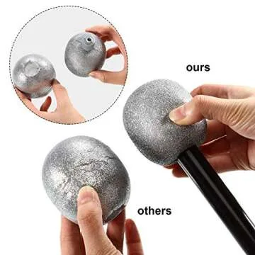 Yaomiao 4 Pcs Glitter Microphone Set for Kids and Teens