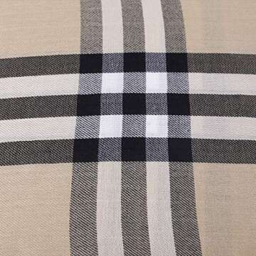 RUIYUXIN Lightweight Plaid Infinity Scarf - Chic Winter Accessory