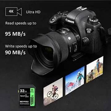 32GB Memory Card U3, BOYMXU Professional 1000 x Class 10 Card U3 Memory Card Compatible Computer Cam...