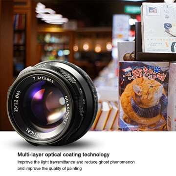 7artisans 35mm F1.2 Lens for Sony E Mount Mirrorless Cameras