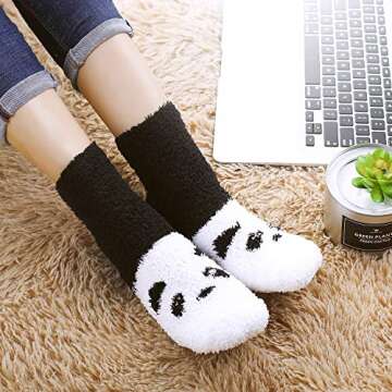 Fuzzy Fluffy Winter Socks for Girls & Women
