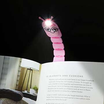 Gifts for Readers & Writers Flexilight Pal 2-in-1 LED Reading Light | Bookmark & Clip-On Book Light ...