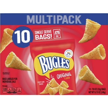 Bugles Crispy Corn Snacks Multipack - Original Flavor