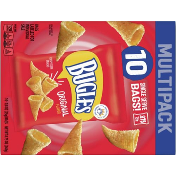 Bugles Crispy Corn Snacks Multipack - Original Flavor