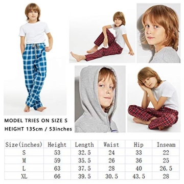 HiddenValor Cozy Cotton Pajama Pants for Boys XL