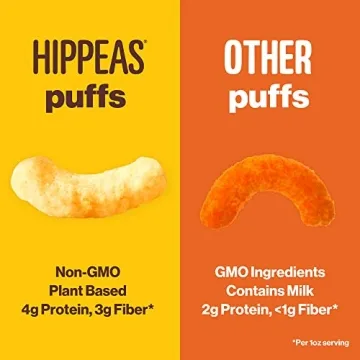 Hippeas Vegan Chickpea Puffs Gluten-Free Snacks Variety Pack