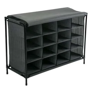 Simplify Shoe Cubby - 16 Compartments for Organized Storage