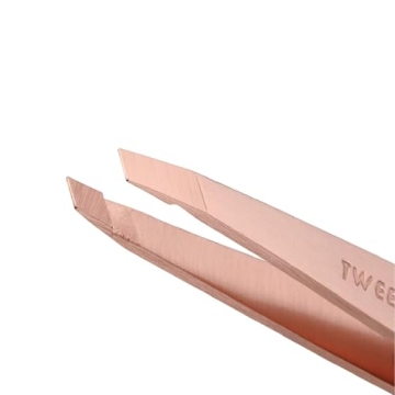 Tweezerman Rose Gold Petite Tweezer Set with Travel Case