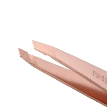 Tweezerman Rose Gold Petite Tweezer Set with Travel Case