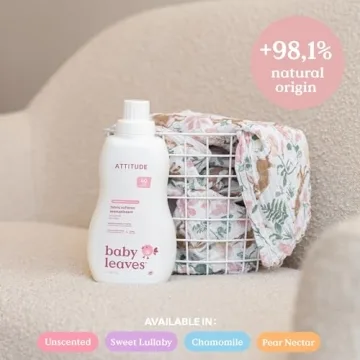 ATTITUDE Baby Fabric Softener, Eco-Friendly and Safe