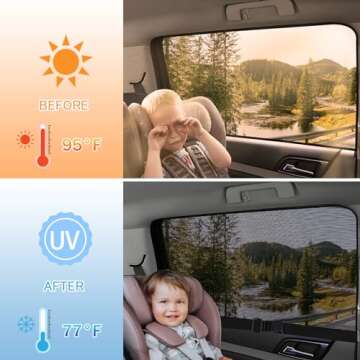 ZATOOTO Car Window Shade - Ultimate Protection for Families
