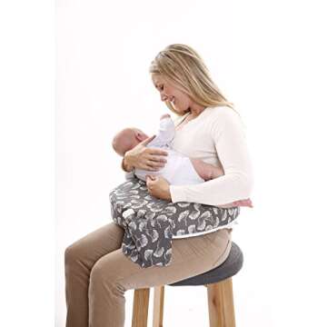 My Brest Friend Original Nursing Pillow Enhanced Ergonomics Essential Breastfeeding Pillow Support F...