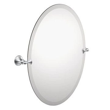 Moen 26 x 22-Inch Chrome Pivoting Bathroom Mirror
