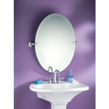 Moen 26 x 22-Inch Chrome Pivoting Bathroom Mirror