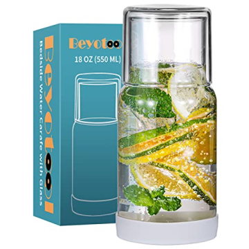 Elegant Bedside Nightstand Carafe and Cup Set