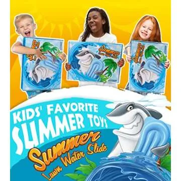 AnanBros Heavy Duty Slip and Slide with 2 Bodyboards