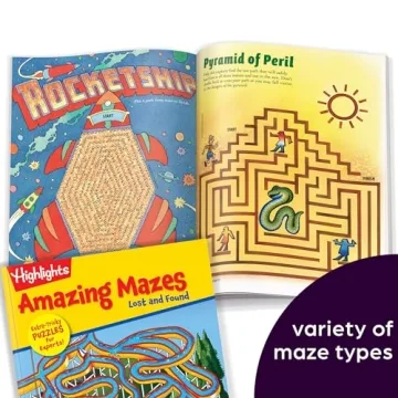 Highlights Amazing Mazes for Kids Ages 6 and Up, 2-Pack