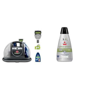 Bissell Little Green Pet Deluxe Carpet Cleaner & Detailer Bundle: Ultimate Cleaning Power for Pet Ow...