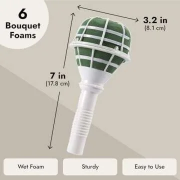 Juvale Foam Bouquet Holders for Fresh Floral Arrangements