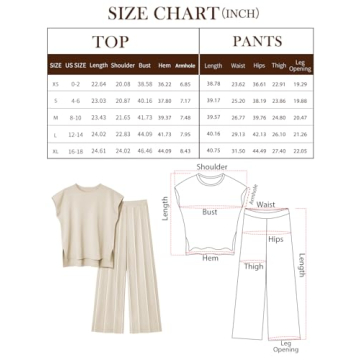 Stylish LILLUSORY Women's Knit 2-Piece Lounge Set - Chic Comfort