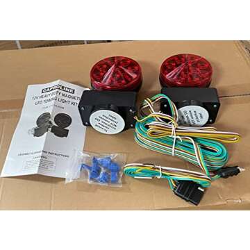 Magnetic Towing Light Kit - Bright, Durable, Easy Install