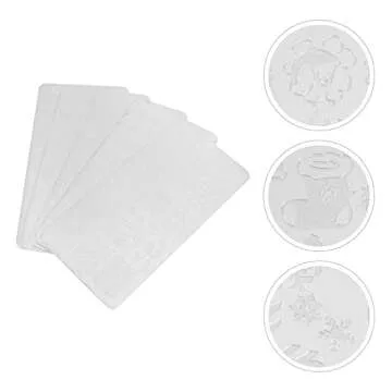 5pcs Christmas Nail Templates Snowflake Deer Nail Stamping Plates Stainless Steel Manicure Template