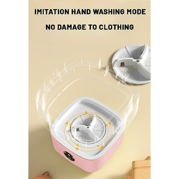 Efficient Portable Mini Washing Machine for Quick Laundry