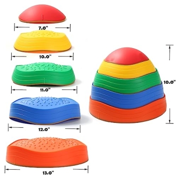 Durable Balance Stepping Stones for Fun and Learning