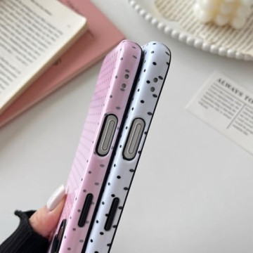 Longlayss Cute Polka Dot iPhone 17 Case for Women