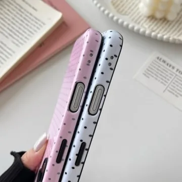 Longlayss Cute Polka Dot iPhone 17 Case for Women