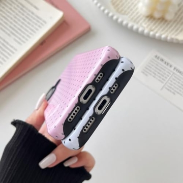 Longlayss Cute Polka Dot iPhone 17 Case for Women